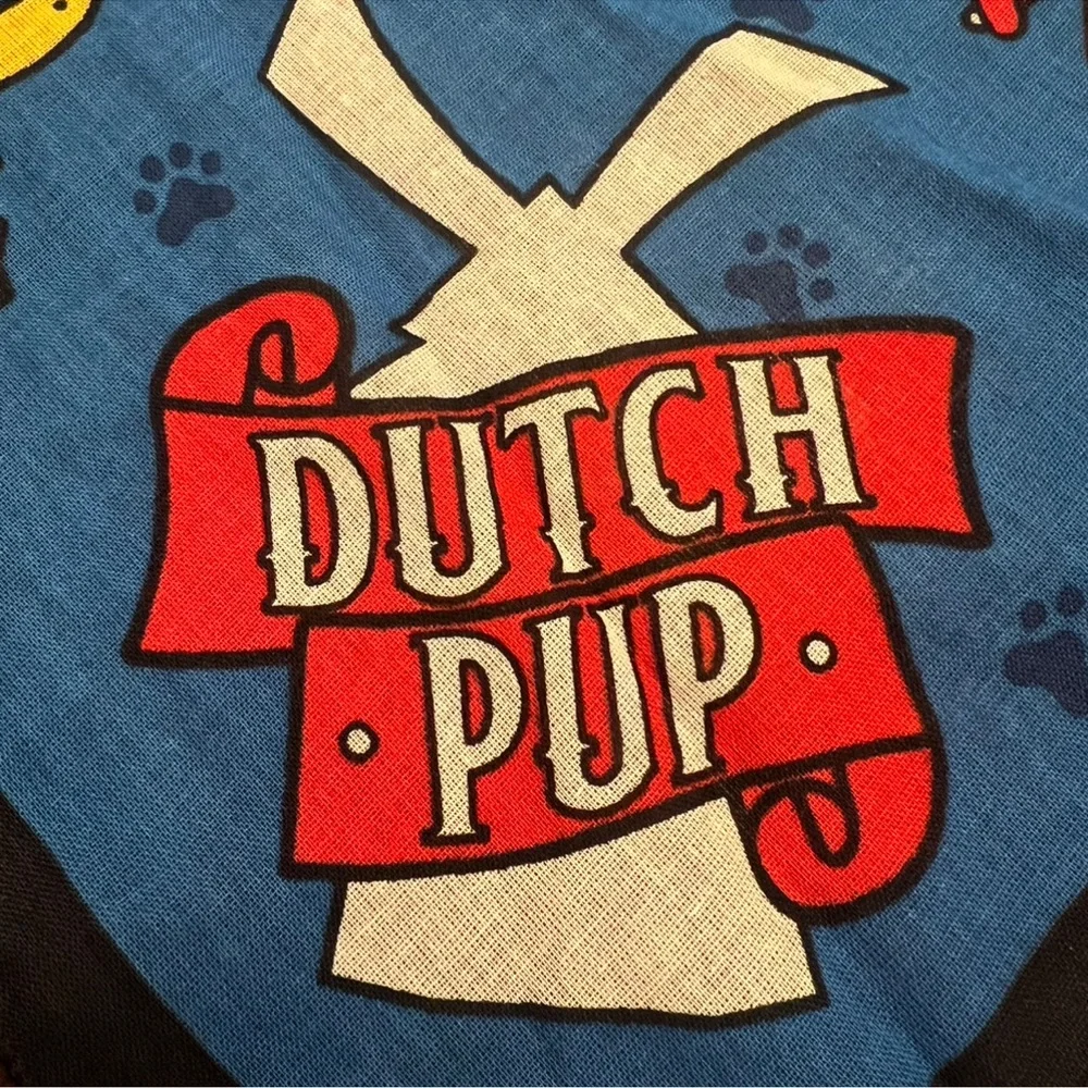 Dutch Bros Dog Bandana Blue Dutch Pup